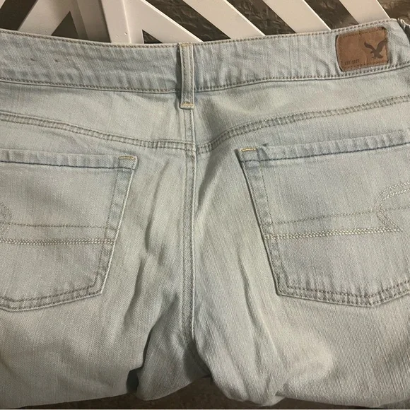 American Eagle Outfitters Men's Light Blue Skinny Jeans - Picture 2 of 4